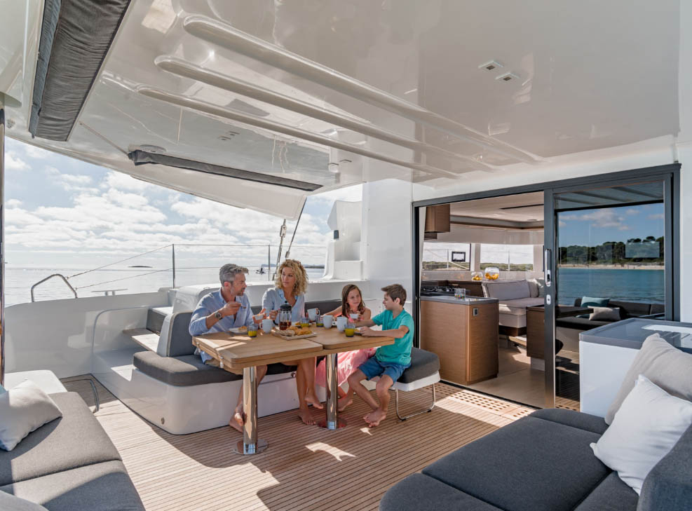 Catamaran Lagoon 50 Sailing from Split