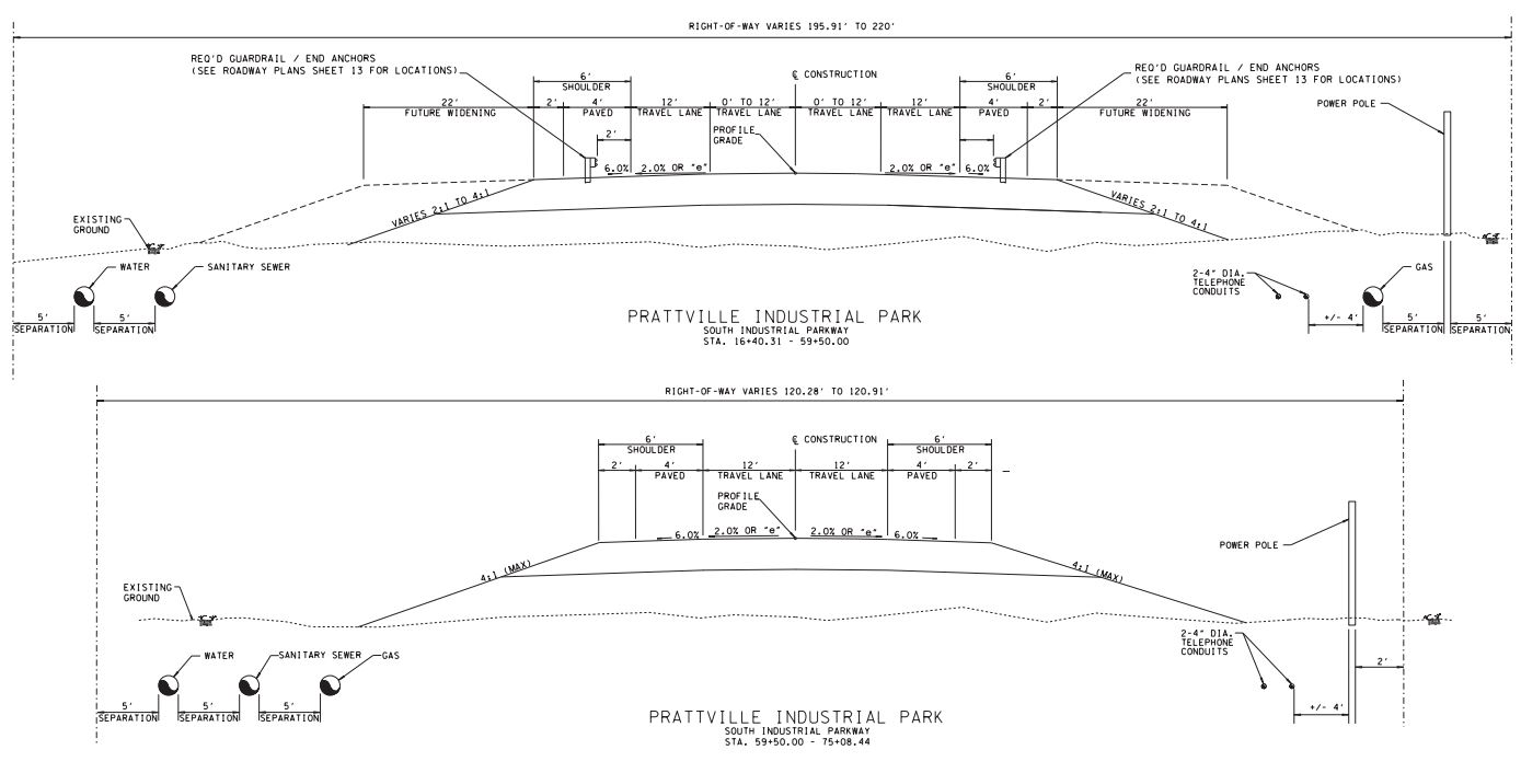 Prattville South Industrial Park Road and Bridge Sain Associates
