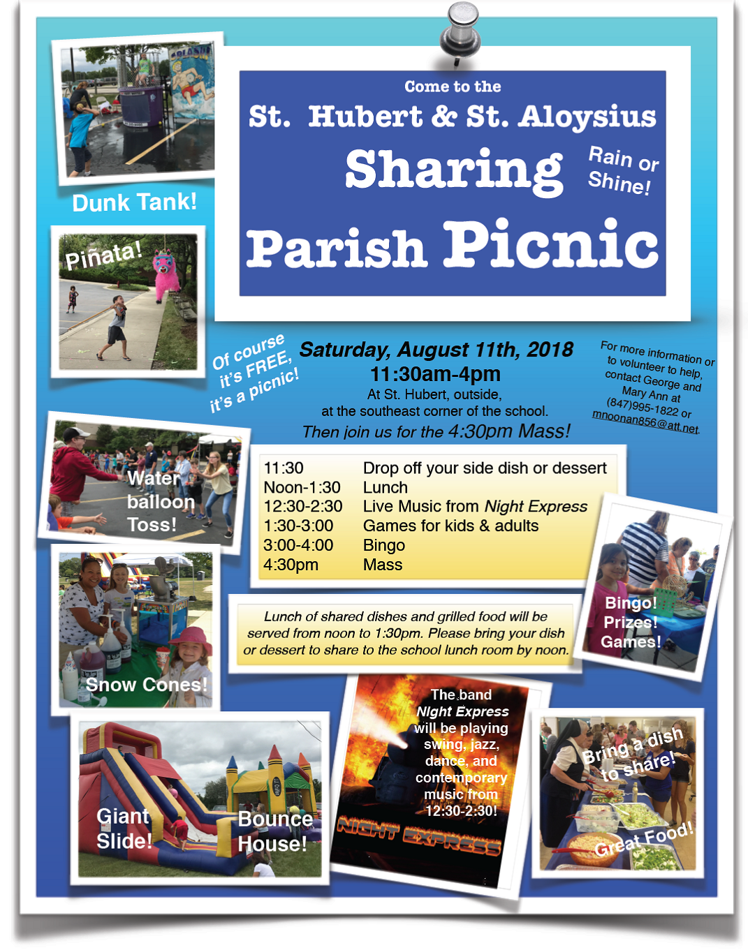 Sharing Parish Picnic St. Hubert Catholic Church Hoffman Estates, IL