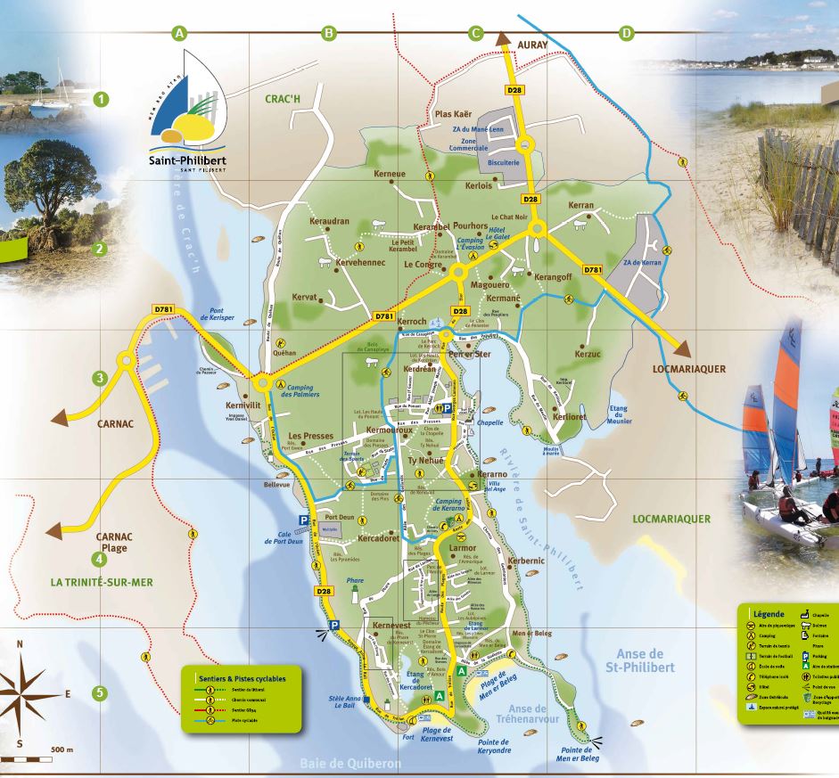 Mairie de Saint PhilibertNouveau plan de la commune de SaintPhilibert pour la saison estivale