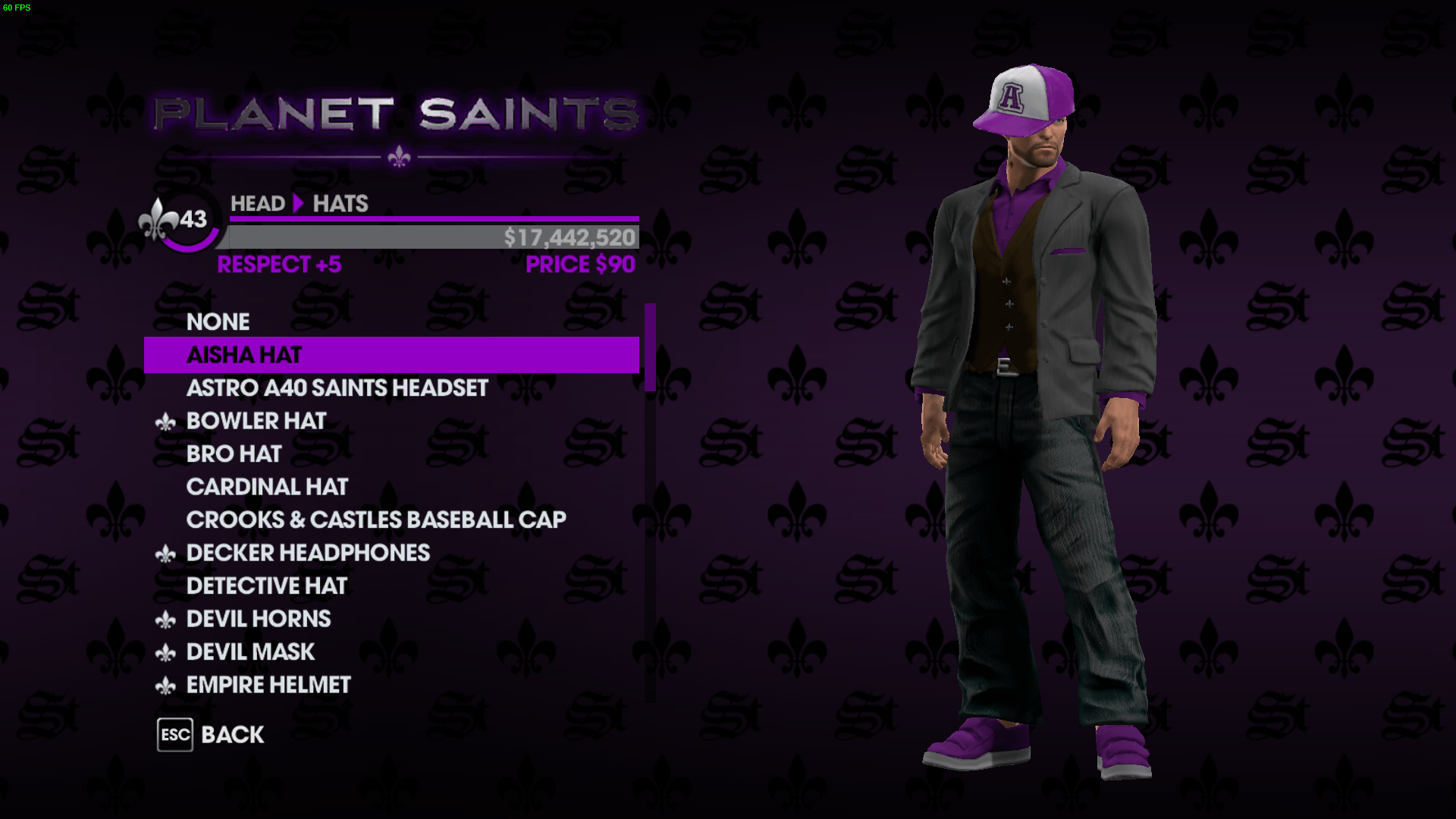 Character Customization SRIV Customization Items Page 4 Saints