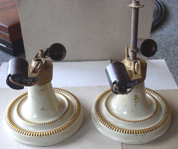 Two Vintage Ceiling Light Fixtures 2 Light Thingery Previews