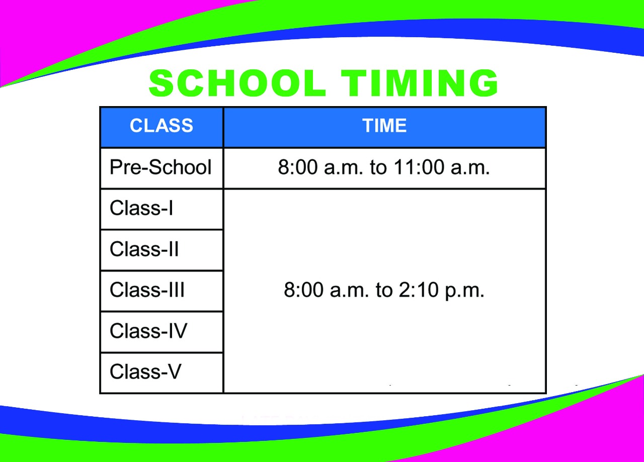 school timings