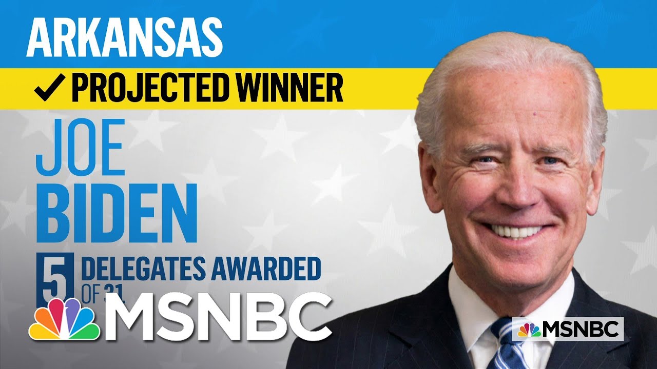 Joe Biden Wins Arkansas, NBC News Projects MSNBC(04)