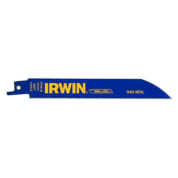 Metal Cutting BIMETAL Reciprocating Saw Blades 200mm (Pack of 5), Irwin 10504156 SAKR
