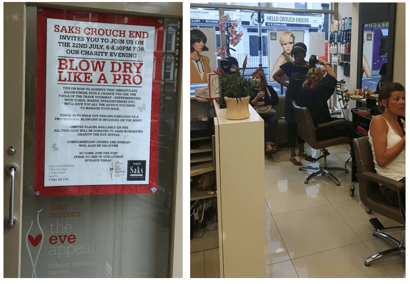 Saks4Eve hotter than July as fundraising at Saks salons continues apace