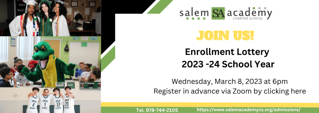 Enrollment Lottery 2023-24 | Salem Academy Charter School