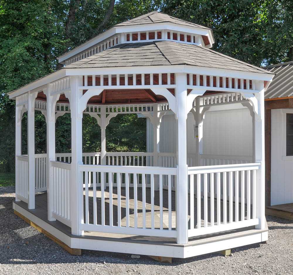 12x18 Oval Vinyl Gazebo | Gazebos Sales & Prices