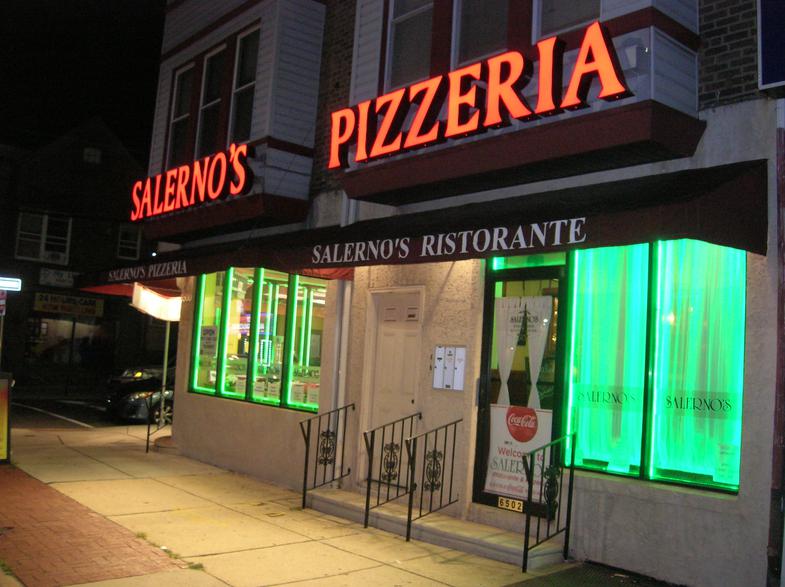 SALERNO'S Ristorante & Pizzeria 650002 Rising Sun Ave. Phila, PA 19111