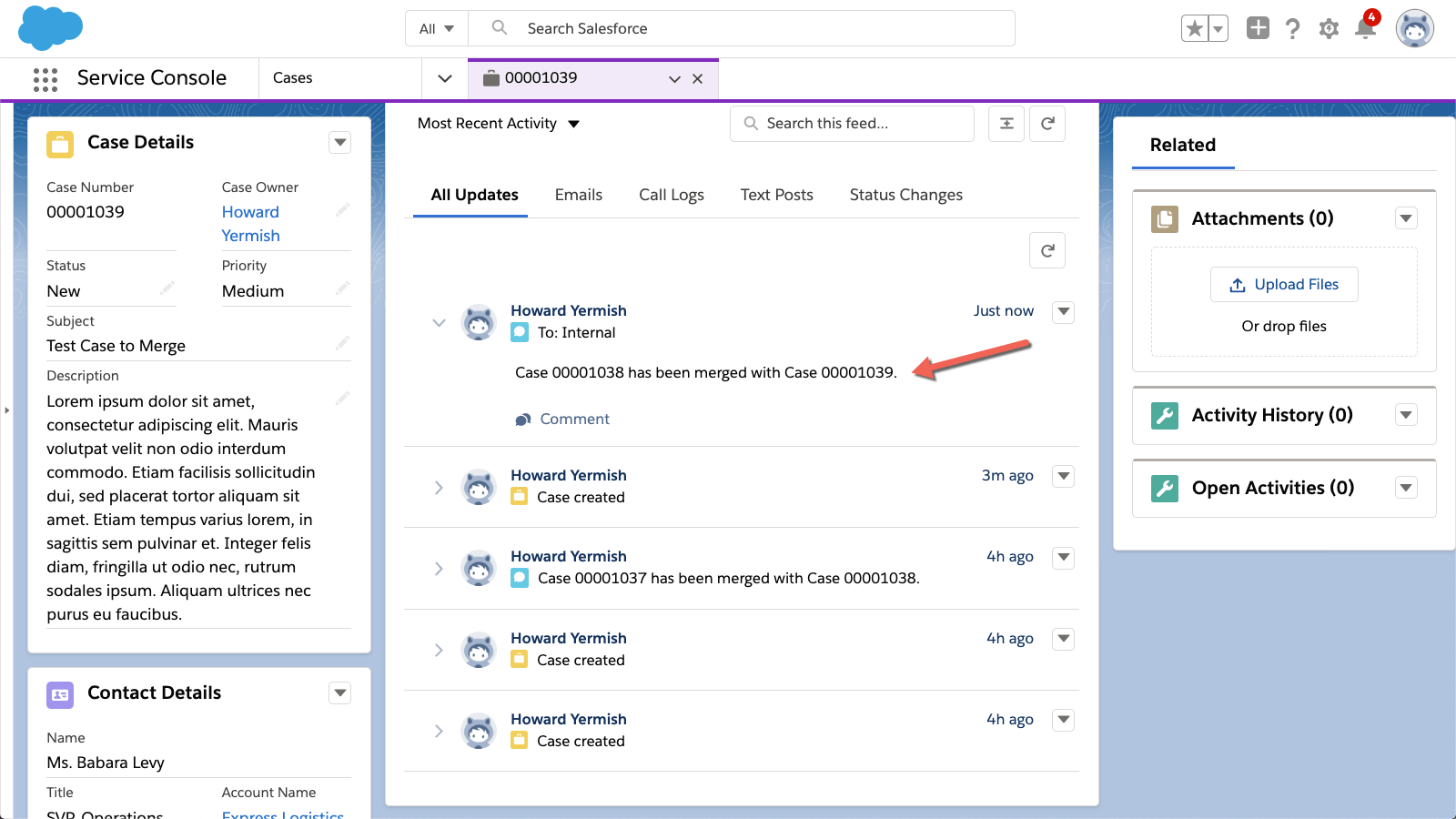 How to Merge Salesforce Cases