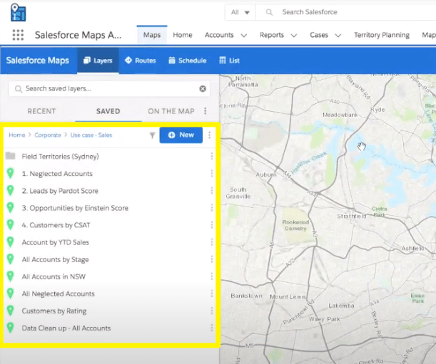 Using Salesforce Maps with Pardot for Marketing Automation
