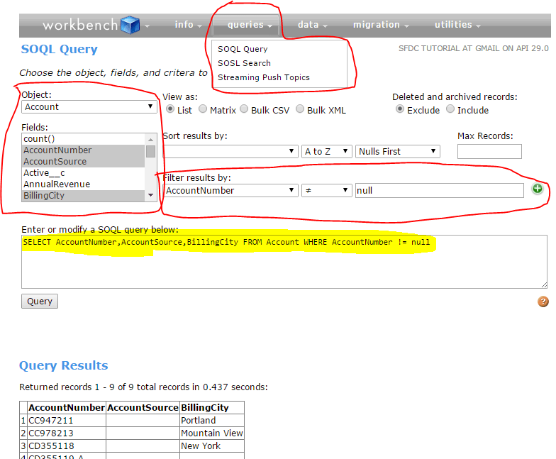 Workbench Salesforce Using Workbench Salesforce Tutorial