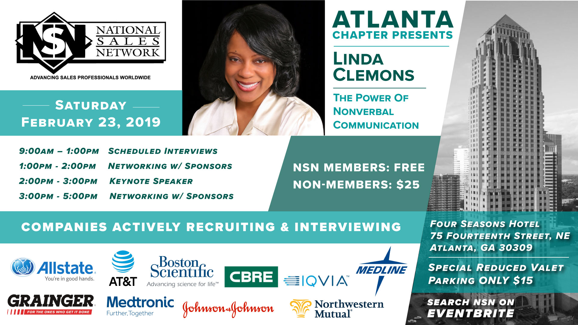 Atlanta Reception National Sales Network