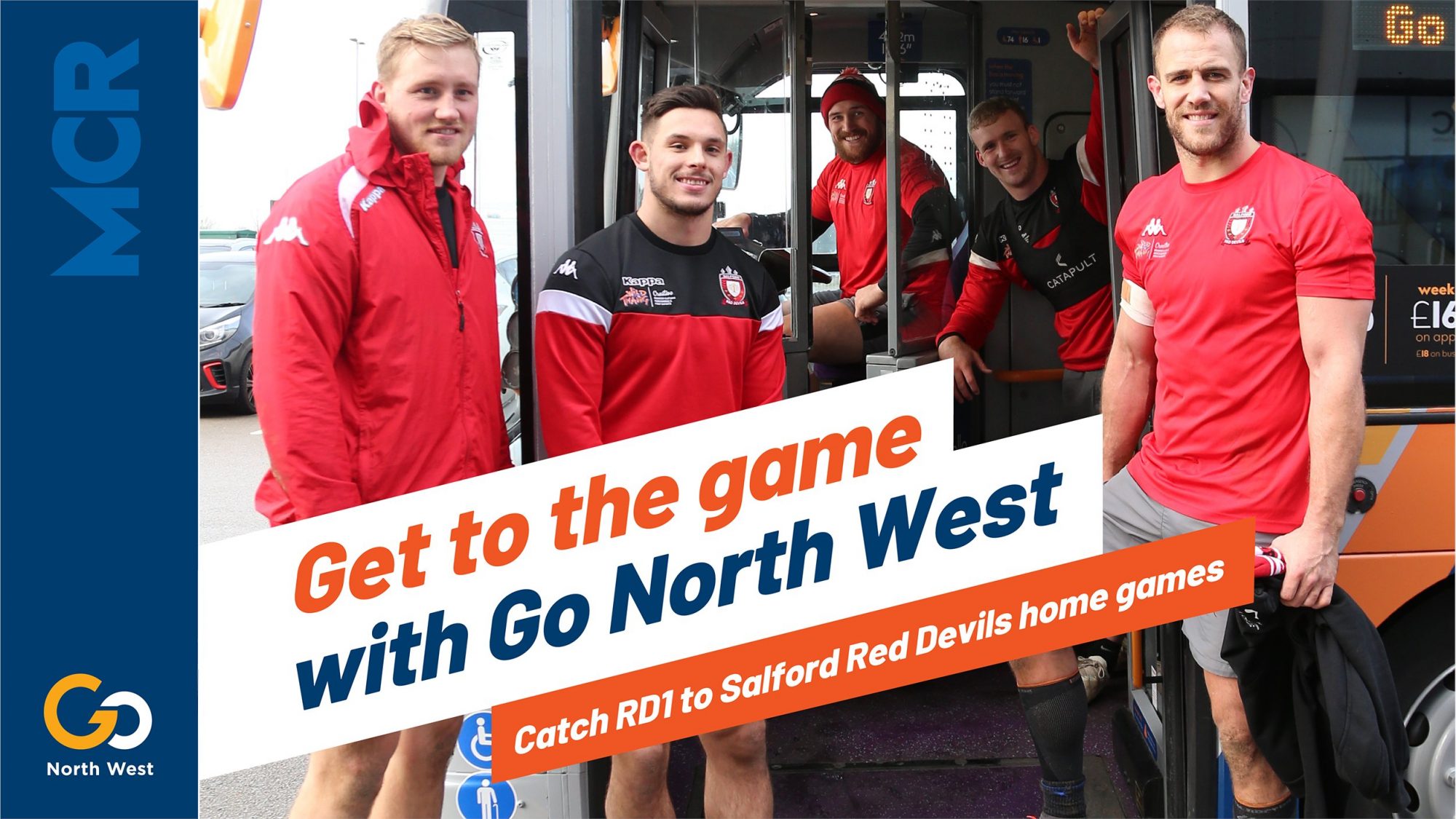 Salford Red Devils partner with Go North West to run buses to and from