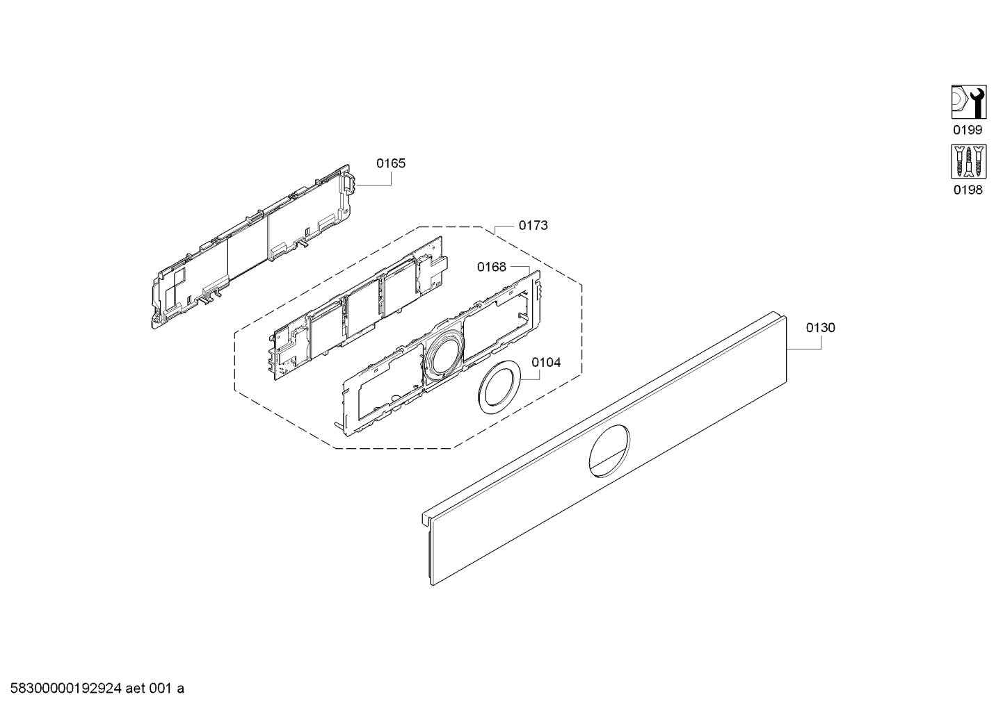 Genuine door latch for BOSCH Compact oven with microwave. Suits