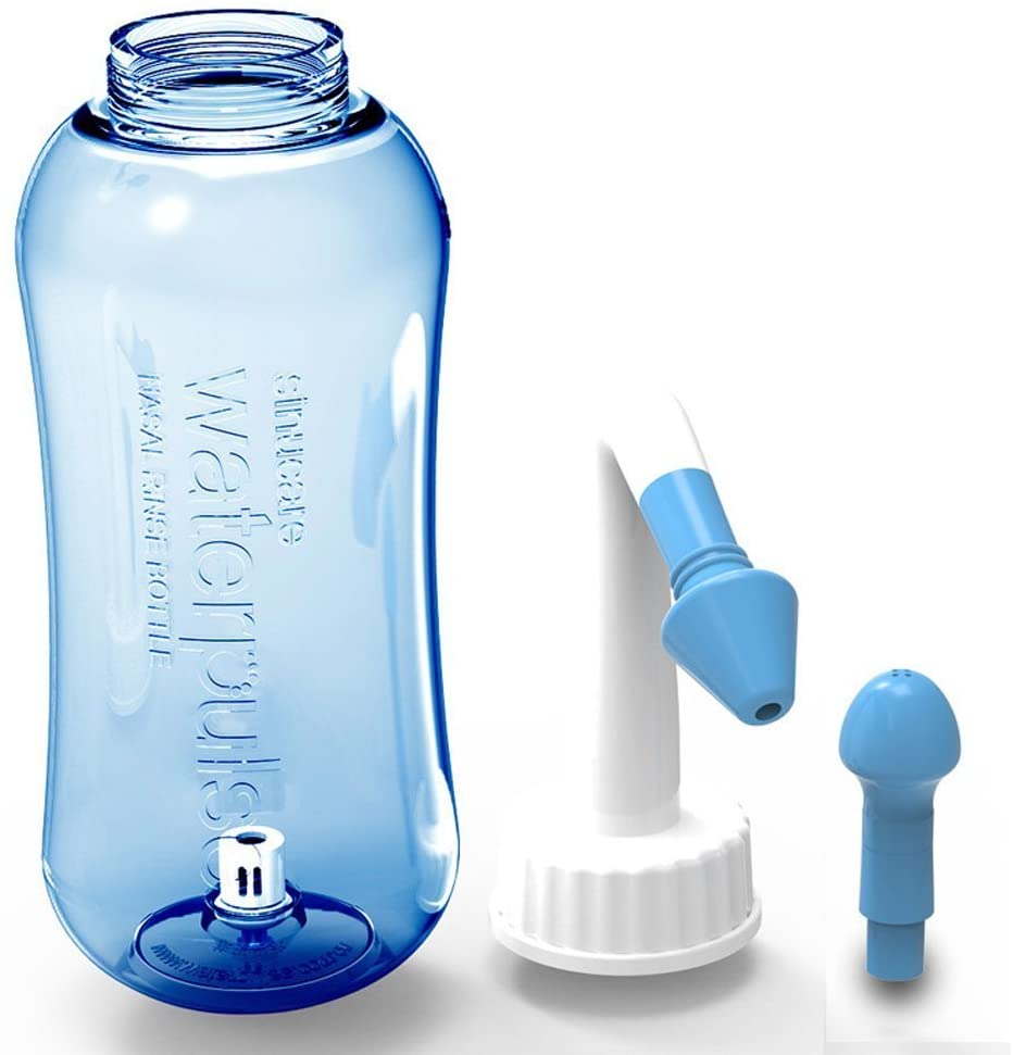 Sinus Rinse Nasal Wash Bottle Halosense Salt Therapy at Home