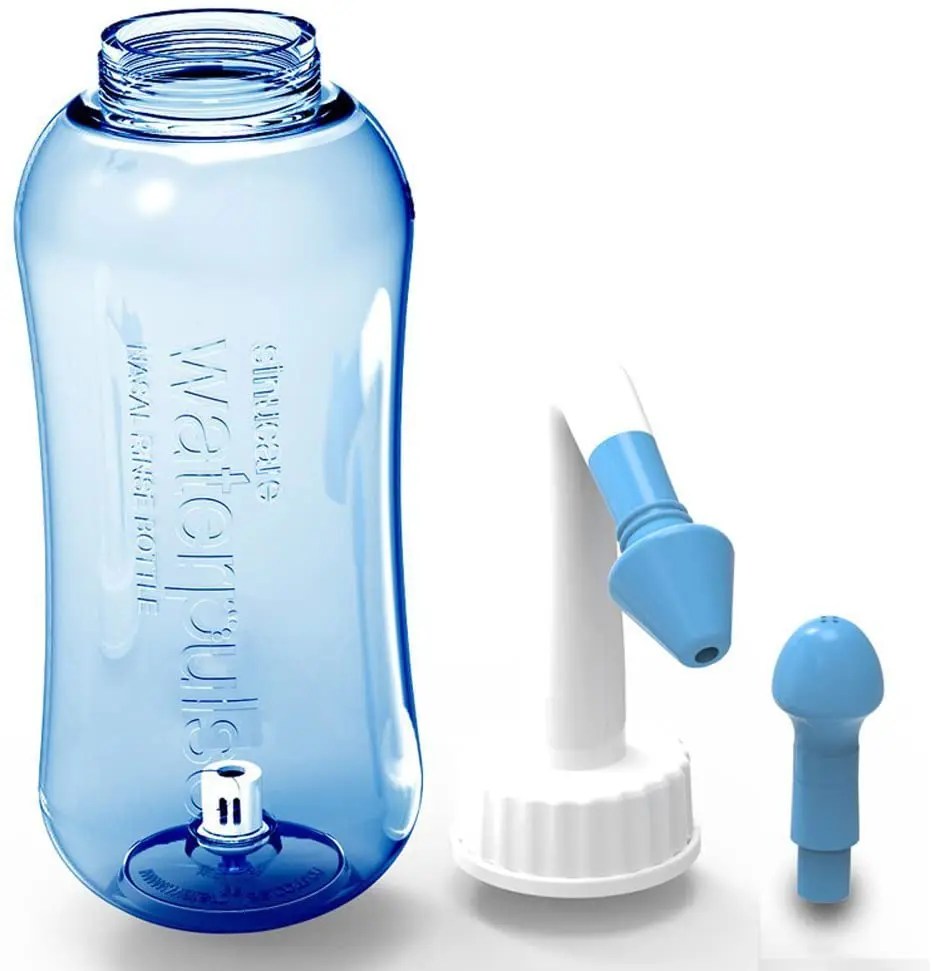 Sinus Rinse Nasal Wash Bottle Halosense Salt Therapy at Home