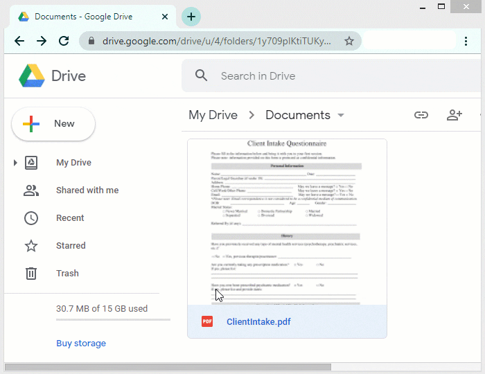 How to attach and email/text a file from Google Drive Insight Software