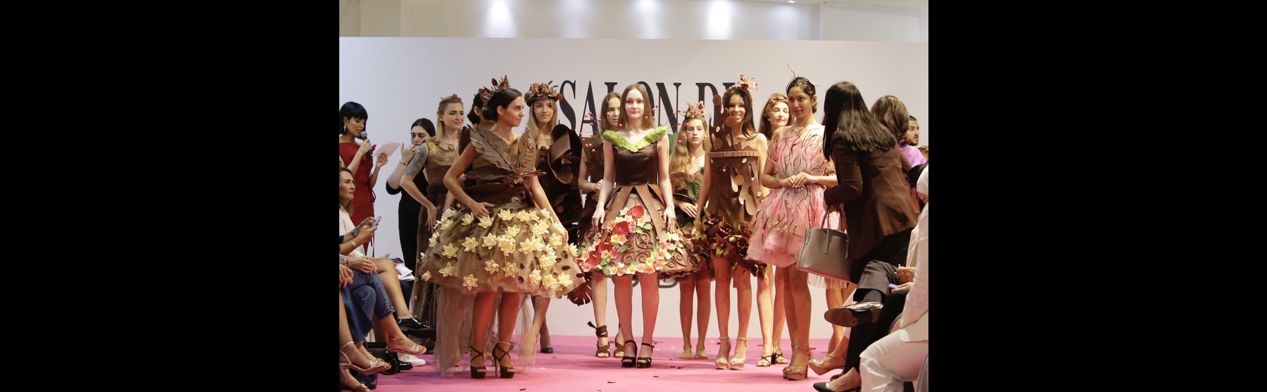 Salon du Chocolat Dubai Vegan and gluten free coconut chocolate cake