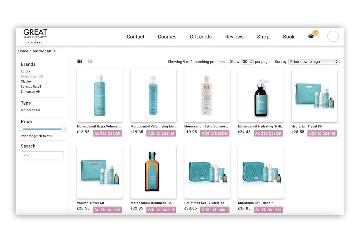 Hair Salon Online Shop Software SalonIQ