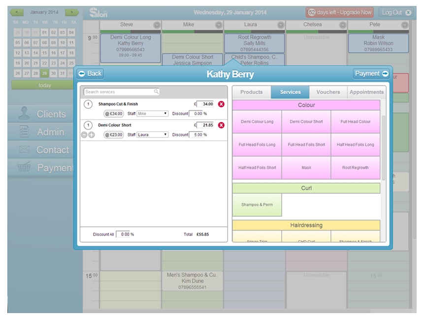Salon & Spa Software Salon Appointment Booking Salonlite