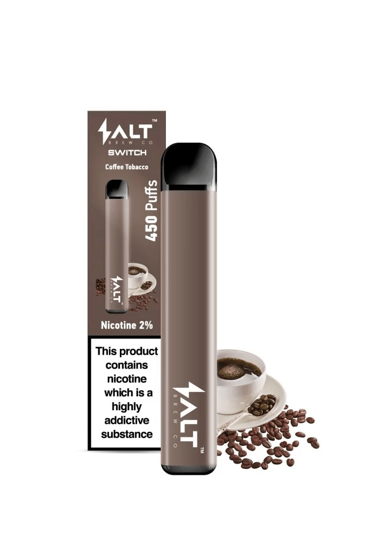 SALT Switch Disposable Vape Pod Coffee Tobacco Salt Switch COM