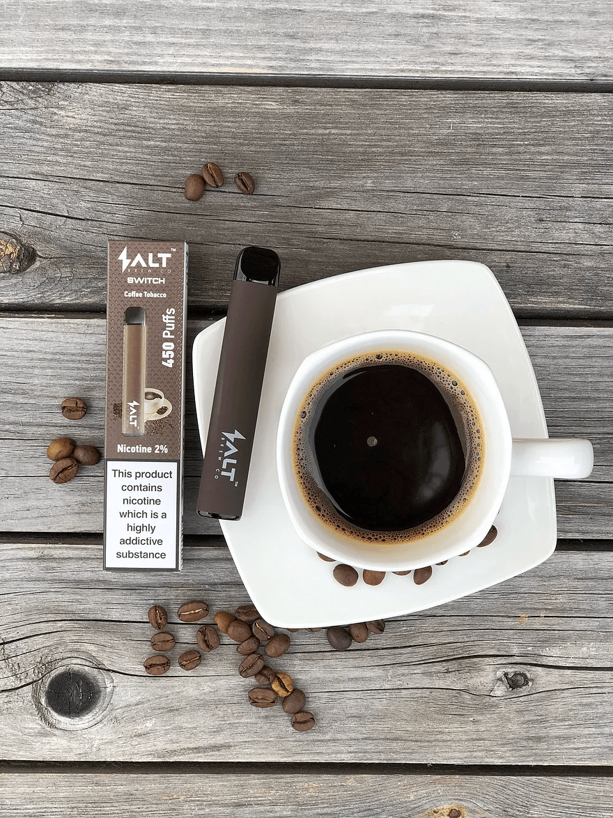 SALT Switch Disposable Vape Pod Coffee Tobacco Salt Switch COM