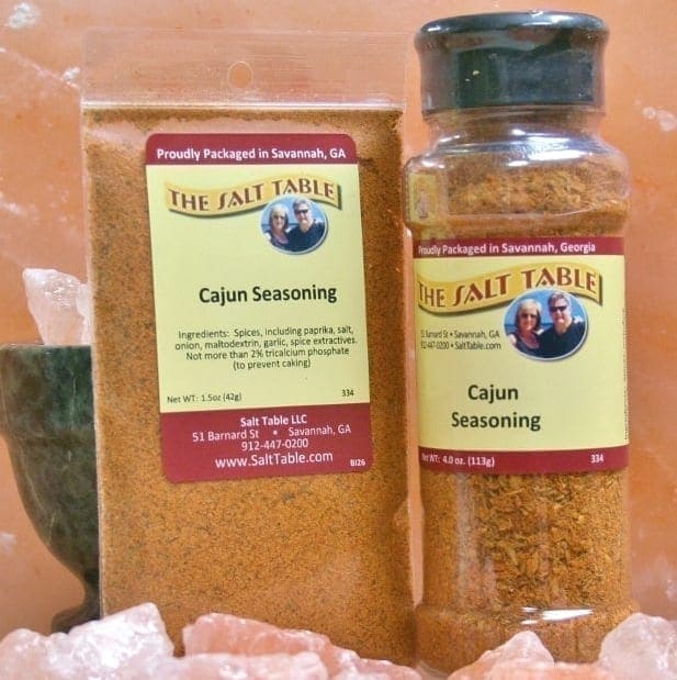 Cajun Seasoning Salt Table