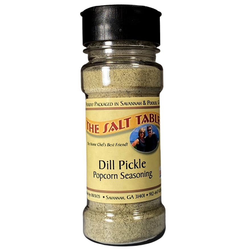 New! Dill Pickle Popcorn Seasoning Salt Table