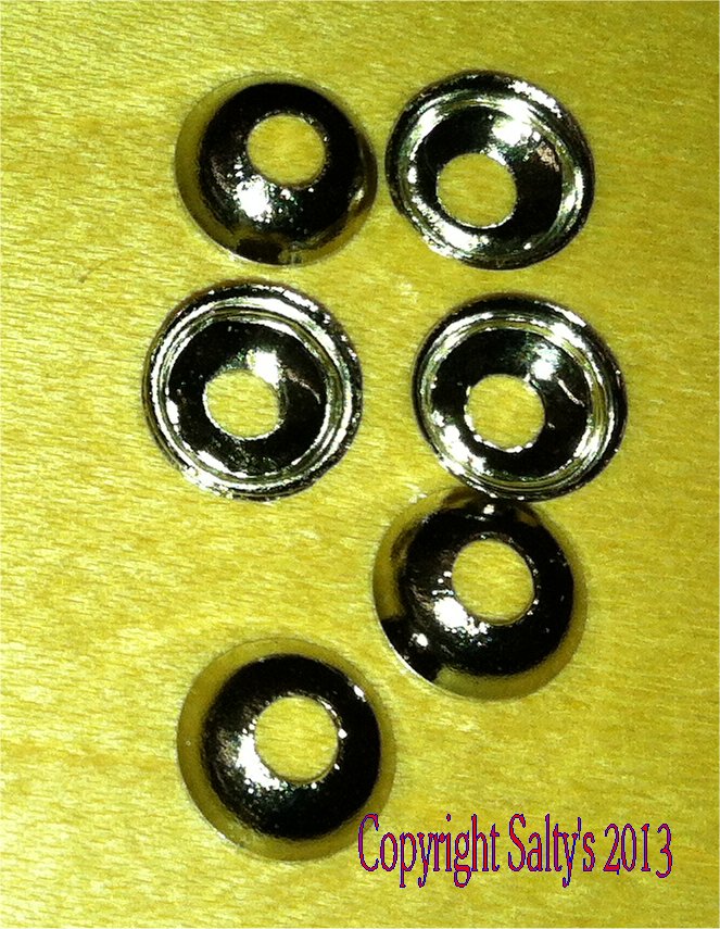 Salty's nickel cup washers for lures