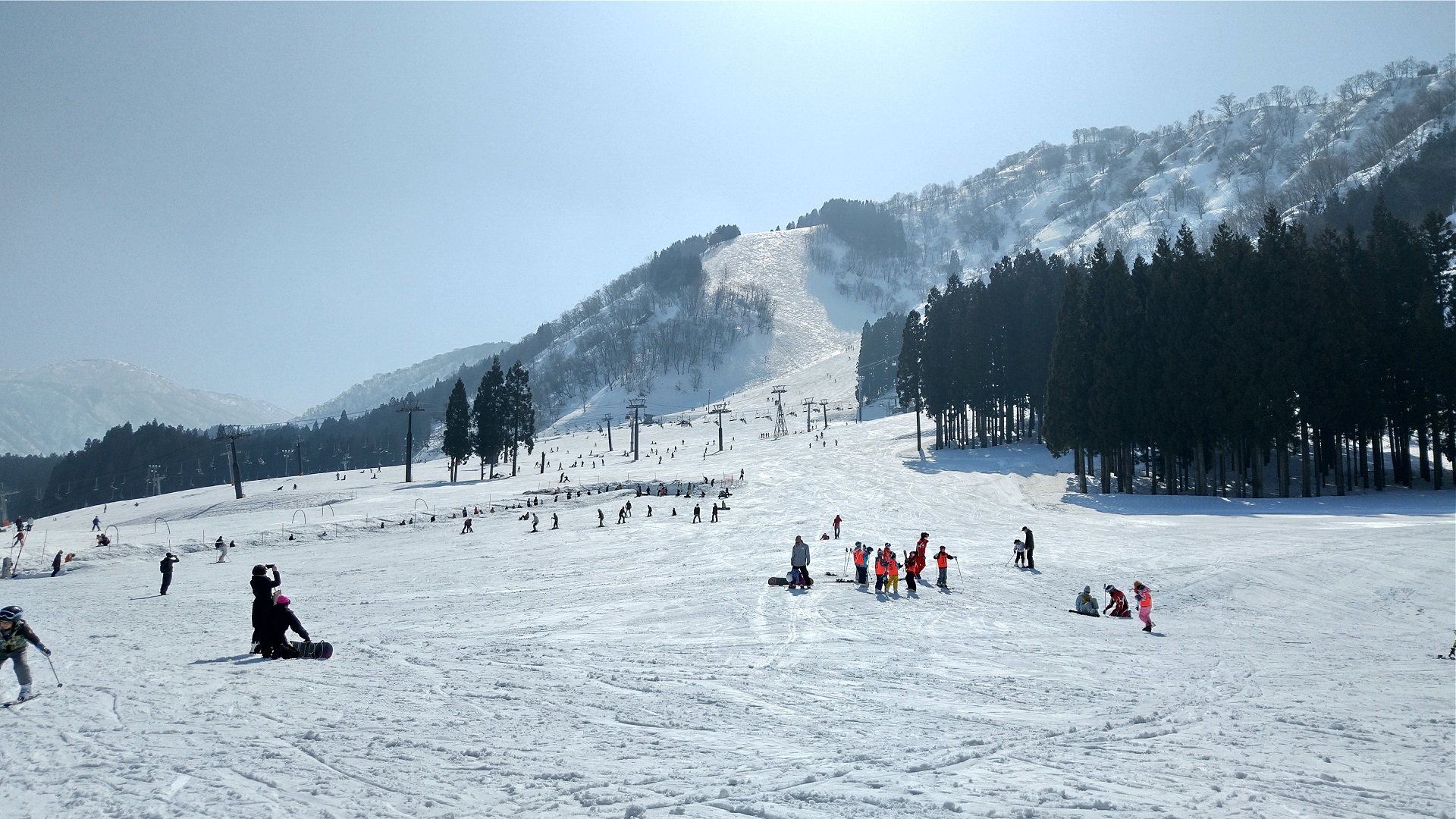 爽やかな晴天 白山一里野温泉スキー場｜SAM白山（石川県白山市）