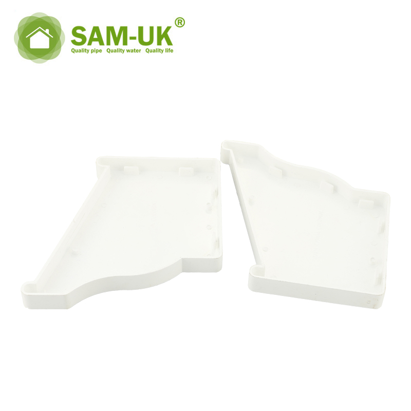 PVC RAIN GUTTER END CAP (RIGHT &LEFT) SAMUK Pipe Fittings, Pipe
