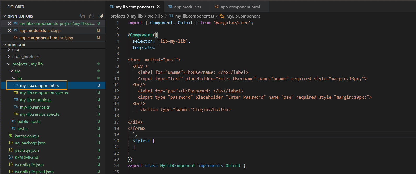 How to Create Library using Angular 9 StepbyStep Tutorial