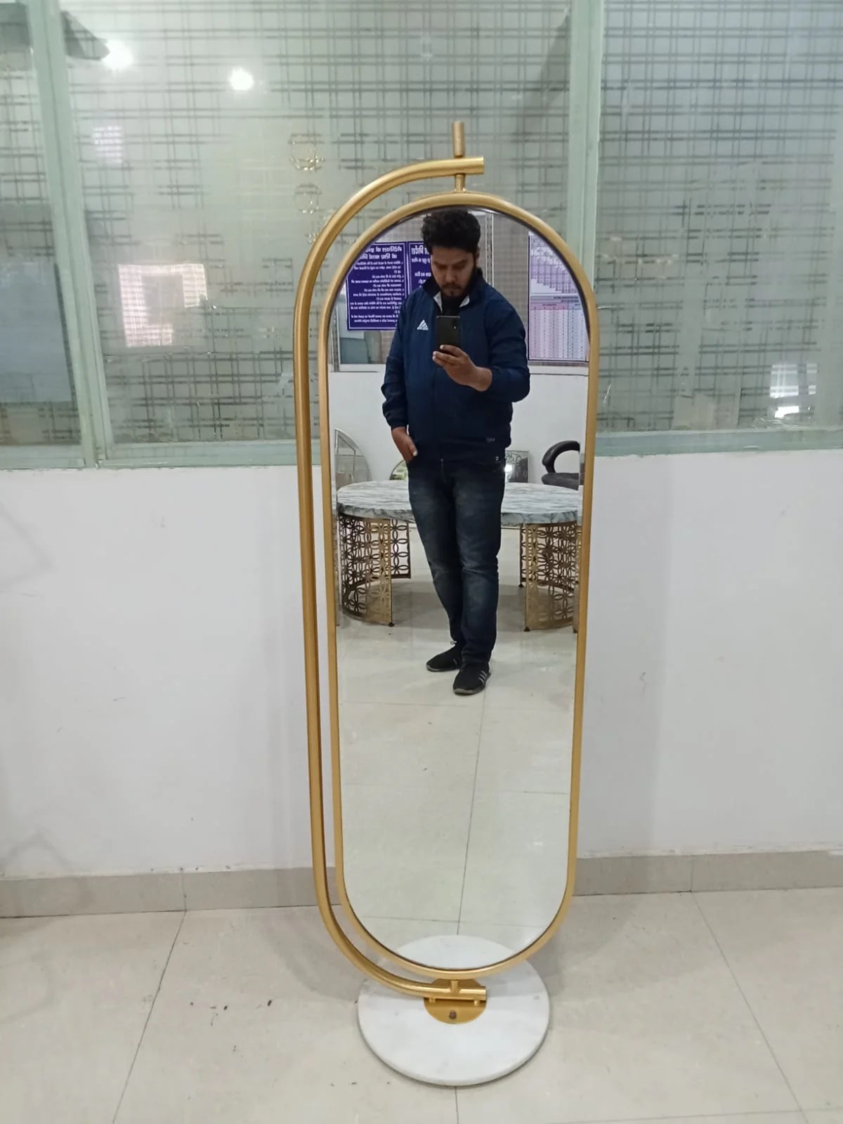 Designer Rotating 5ft Full length Standing MirrorFloor Mirrors by Sam