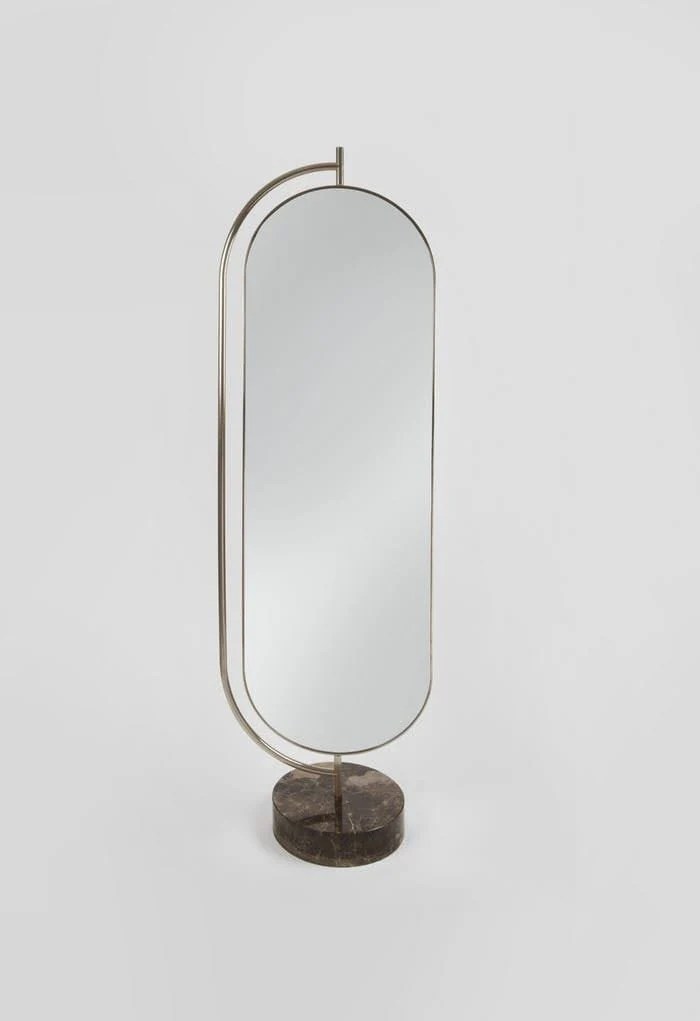 Premium Gold Rotating Floor MirrorFloor Mirrors by Sam Home collectio