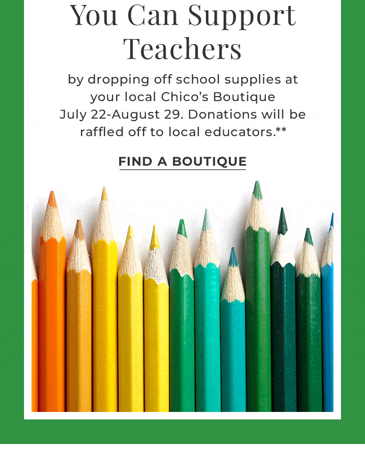 Chico's Teacher Discount Code Deals & Freebies