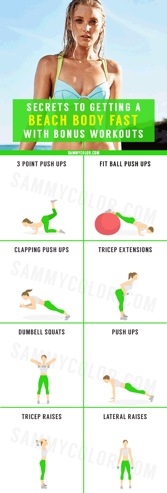 10 Secrets To Get Beach Body Ready Fast Fat Melting Exercise Routine