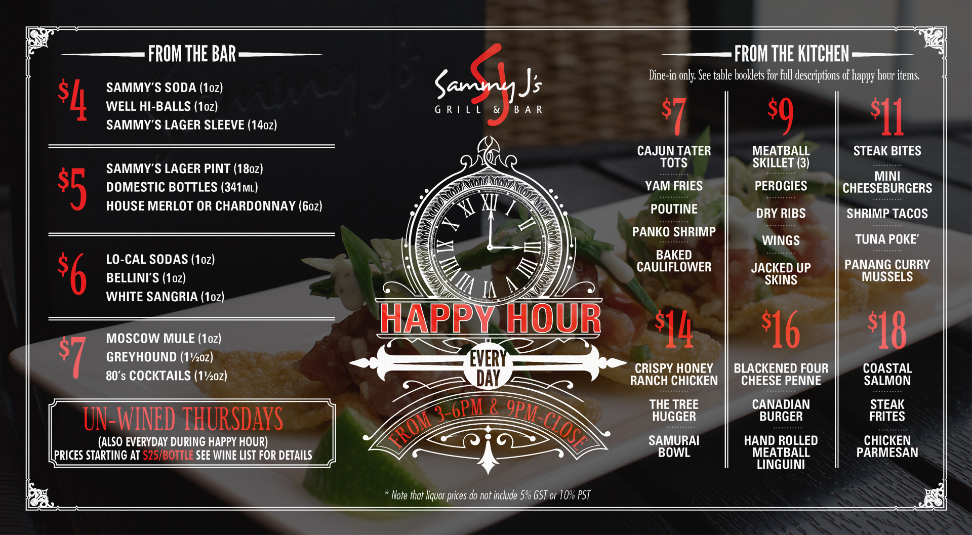 sammy j's, local ingredients, grill, bar, restaurant, affordable