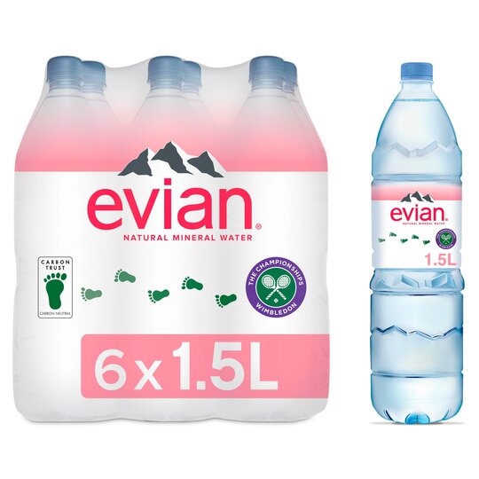 Evian Water 1,5l / pack of 6 Samos Deli