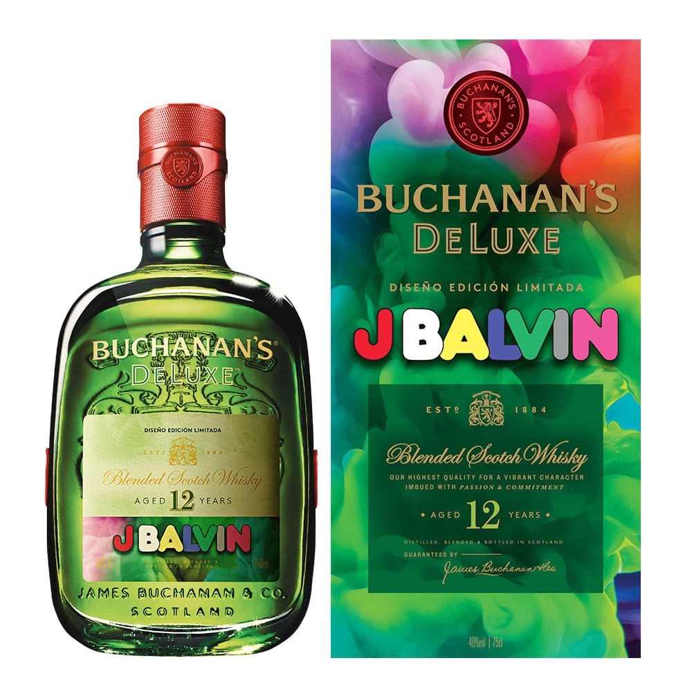 Whisky Buchanans 12 Años Edición J Balvin 750 ml. Sampieri Vinos y Licores