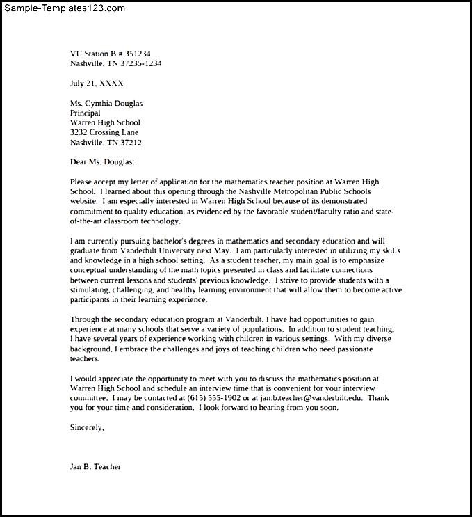 How To Write a Cover Letter for a Teacher (Example Included)