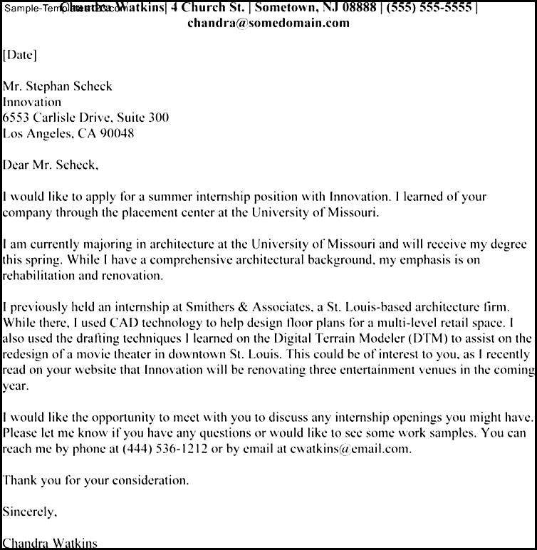 How To Write an Internship Cover Letter (With Examples)