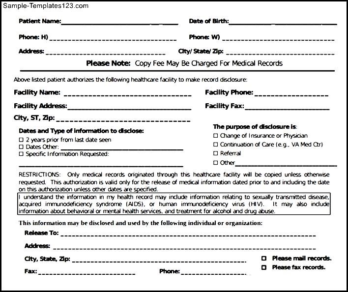 Sample Medical Records Pdf The Document Template