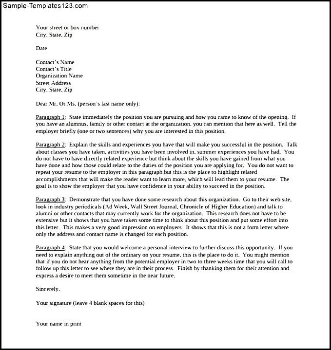 Cover Letter Example Johns Hopkins Bloomberg School of Public.