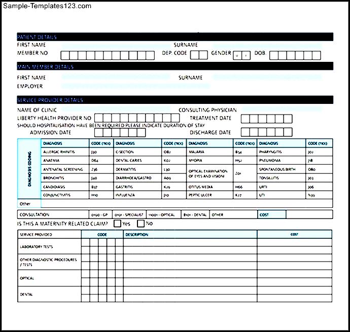 Sample Medical Invoice Template Pdf Sample Templates