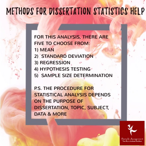 Statistics Dissertation Help in the UK by Experts
