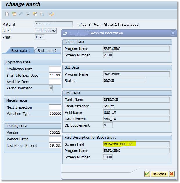 SAP Shelf Life Exp Date (SLED) Mandatory My Experiments with ABAP