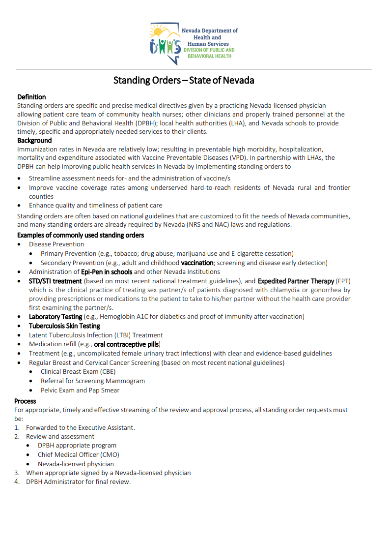 Standing Order Templates 11+ Free Word, Excel and PDF Formats