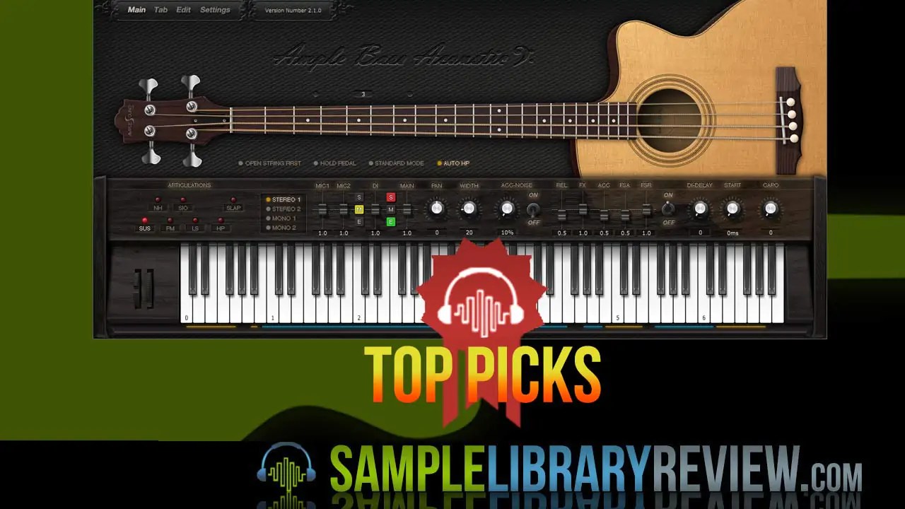 Review Ample Bass Acoustic II by Ample Sound Sample Library Review