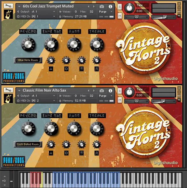 Review Vintage Horns 2 from Big Fish Audio Sample Library Review